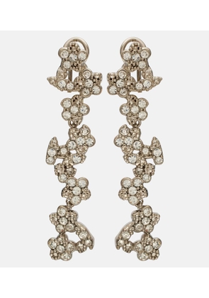Jil Sander Crystal-embellished drop earrings