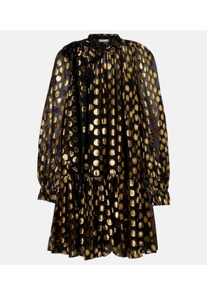 Ulla Johnson Loretta silk-blend fil coupe minidress