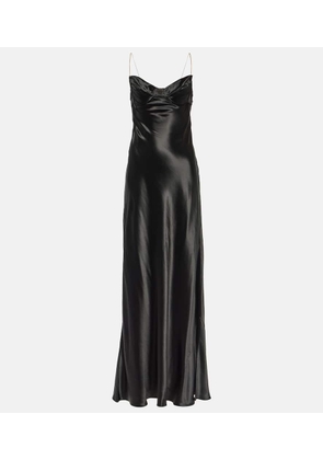 Miu Miu Embellished satin gown