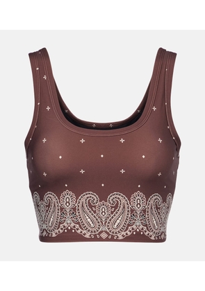 The Upside Mikkola Lou paisley sports bra
