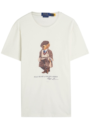 Polo Ralph Lauren Bear-print Cotton T-shirt - White - Xxl
