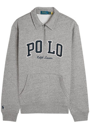 Polo Ralph Lauren Logo Half-zip Jersey Sweatshirt - Grey - L