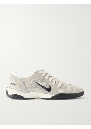 Nike - T90 Se Snake-effect Leather Sneakers - Off-white - US Women’s 4.5,US Women’s 3.5,US Women’s 6.5,US Women’s 9,US Women’s 5.5,US Women’s 7.5,US Women’s 8,US Women’s 8.5,US Women’s 4,US Women’s 11,US Women’s 6,US Women’s 5,US Women’s 7,US Women’s 9.5,US Women’s 10,US Women’s 10.5
