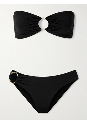 Sara Cristina - Embellished Bandeau Bikini - Black - x small,small,medium,large,x large