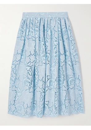 Erdem - Lace Midi Skirt - Blue - UK 4,UK 6,UK 8,UK 10,UK 12,UK 14,UK 16,UK 18,UK 20,UK 22