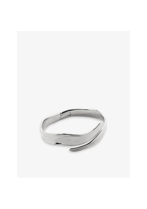 Womens Monica Vinader Wave Wrap Sterling-Silver Cuff