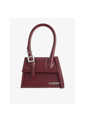Womens Jacquemus Medium Chiquito Buckle Leather Top-Handle Bag