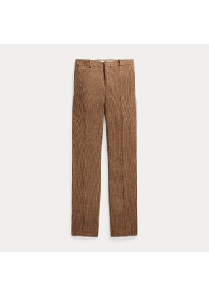 Glen Plaid Wool Tweed Trouser
