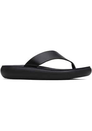 Ancient Greek Sandals Black Charys Comfort Sandals