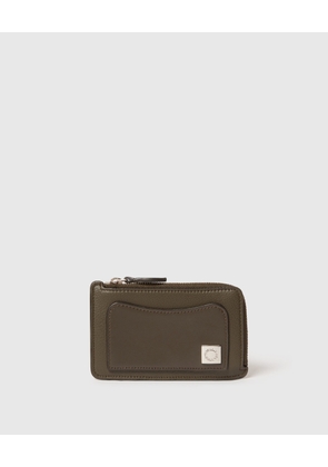 Stella McCartney - Ryder Zip Cardholder, Woman, Dark olive
