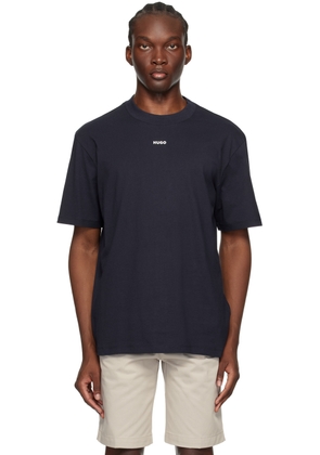 Hugo Navy Bonded T-Shirt