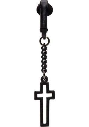 Dsquared2 Black Clip-On Single Earring