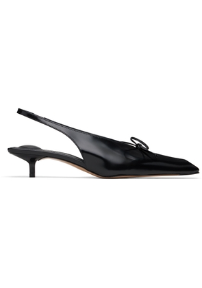 JACQUEMUS Black 'The low Cubisto slingbacks' Heels