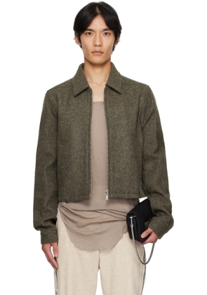 Rick Owens Khaki Concordians Alice Brad Jacket