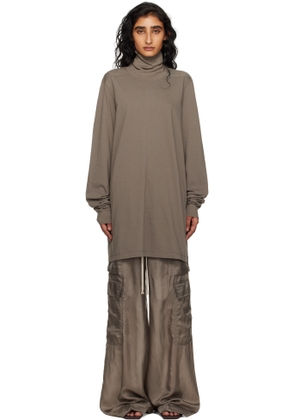 Rick Owens Gray Concordians Surf Turtleneck