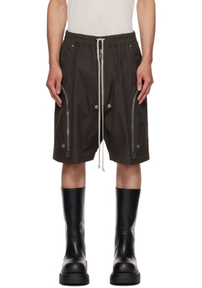 Rick Owens Gray Concordians Bauhaus Bela Shorts