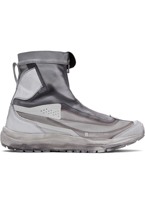 11 by Boris Bidjan Saberi Gray Salomon Edition Bamba 2 High V2 Sneakers