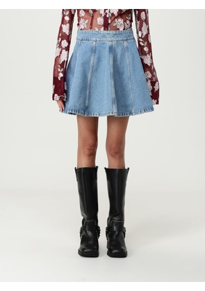 Skirt ROTATE Woman color Denim