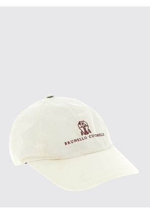 Hat BRUNELLO CUCINELLI Men color White