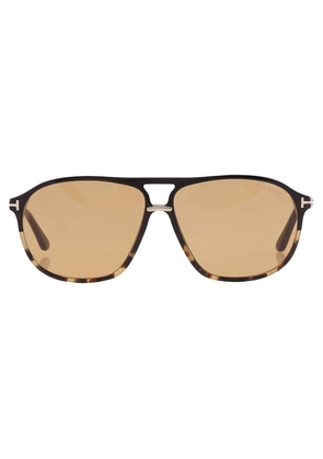 Tom Ford Bruce Brown Pilot Mens Sunglasses FT1026 05E 61