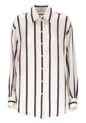 Alexander McQueen Silk Striped Shirt
