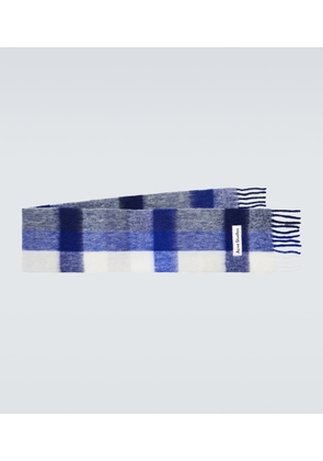Acne Studios Checked wool-blend scarf