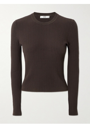 FRAME - Cable-knit Sweater - Brown - x small,small,medium,large,x large