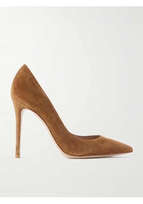 Gianvito Rossi - 105 Suede Pumps - Brown - IT36,IT36.5,IT37,IT37.5,IT38,IT38.5,IT39,IT39.5,IT40,IT40.5,IT41,IT41.5,IT42