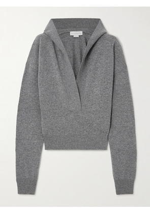 Stella McCartney - Cropped Hooded Wool Sweater - Gray - xx small,x small,small,medium,large,x large