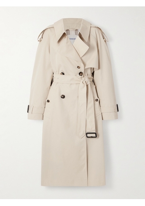 Burberry - Fitzrovia Cotton-gabardine Trench Coat - Neutrals - UK 4,UK 6,UK 8,UK 10,UK 12,UK 14,UK 16,UK 18