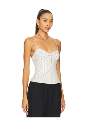 CAMI NYC Noya Bustier Top in Grey. Size 0. Also in 6.