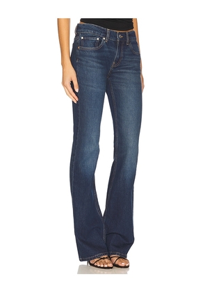 EB Denim Maria Mid Rise Bootcut Jean in Blue. Size 23. Also in 24, 25, 26, 27, 28, 29, 30.
