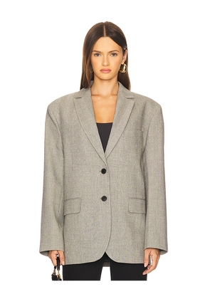 ANINE BING Quinn Blazer in Grey. Size L. Also in XS.