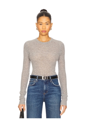 Citizens of Humanity Alessia Crewneck Sweater in Grey. Size L. Also in M, S, XL, XS.