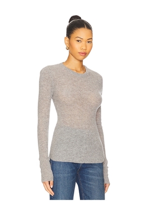 Citizens of Humanity Alessia Crewneck Sweater in Grey. Size L. Also in M, XL.