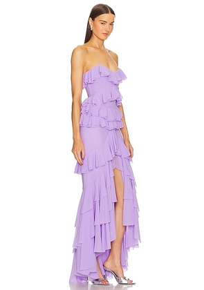 Michael Costello x REVOLVE Oleksandra Gown in Lavender. Size M. Also in S, XL, XXS.