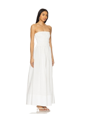 MORE TO COME Hart Maxi Dress in White. Size M. Also in L, S, XL, XS, XXS.