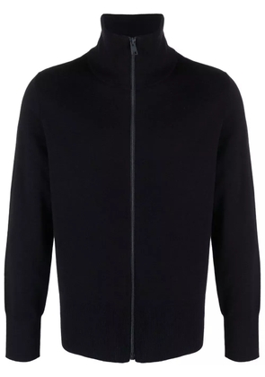 SANDRO high-neck zip-up cardigan - Blue