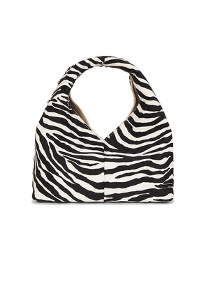Studio Amelia Diamond Handbag in Black,White.