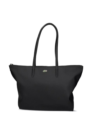 Lacoste large zip-top tote bag - Black