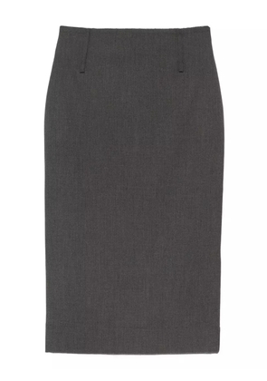 FEDERICO CINA straight skirt - Grey