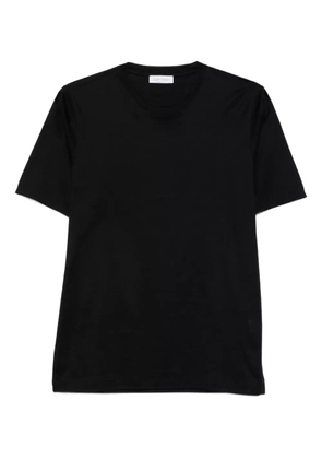 Gran Sasso round-neck cotton T-shirt - Black