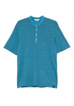 Gran Sasso Henley short-sleeves T-shirt - Blue