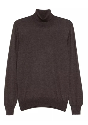 Gran Sasso turtleneck top - Brown
