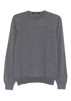 Tagliatore crew-neck virgin-wool sweater - Grey