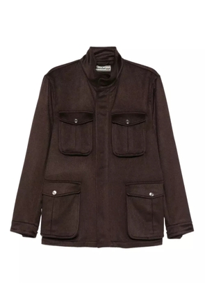 SARTORIO NAPOLI flap-pocket cashmere jacket - Brown