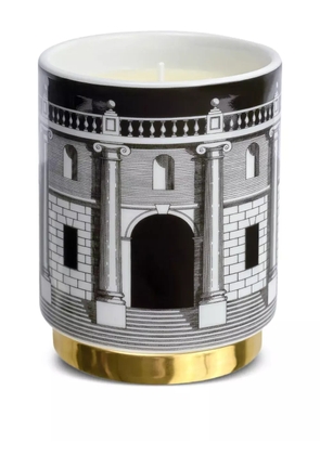 Fornasetti architectural-print candle (250g) - Black