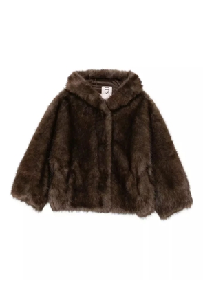 VALENTINI 1972 hooded jacket - Brown