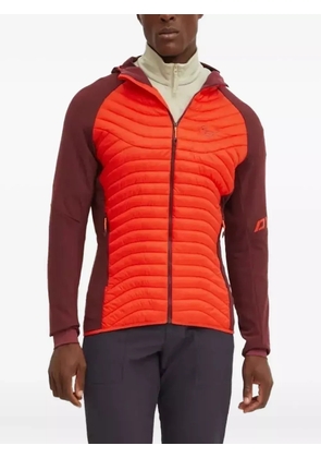 DYNAFIT hooded quilted jacket - 4491 RED