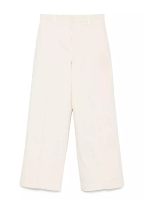 Eleventy centre-seam cotton trousers - Neutrals